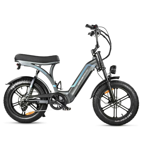 LUIMP Adult Electric Bike, 750W Electric Bike, 20 Inch Adult Fat Tire Electric Bike, 48V 20Ah Battery, 31 MPH Mountain Bike, Hydraulic Brake 7 Speed Electric Bike, Adult Electric Bike UL2849