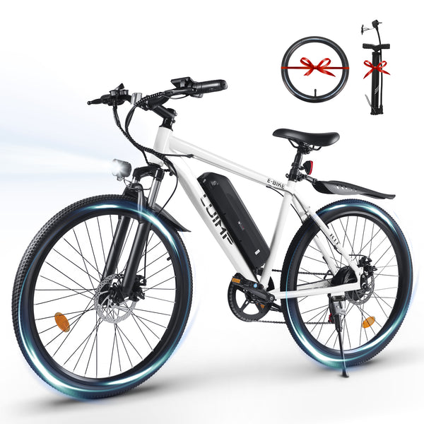 LUIMP 26" Electric Bike for Adults, 500W Ebike with 36V 10.4Ah Battery, 20MPH Electric Bicycles, E-bike for Adults, E Bike UL2849