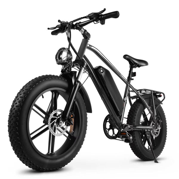 OUXI Electric Bike for Adults, Peak 1000W Electric Bicycle, 48V/13Ah Battery, Up to 25MPH, 20'' Fat Tire Ebike, 38 Miles Range Mountain Bike for Cycling, 7 Speed E Bike, E-bike UL2849