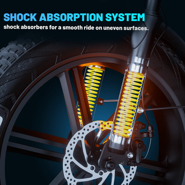 LUIMP Electric Bike for Adults,20" Electric Mountain Bike 750W 31MPH,Dual 48V 20Ah Battery UL2849