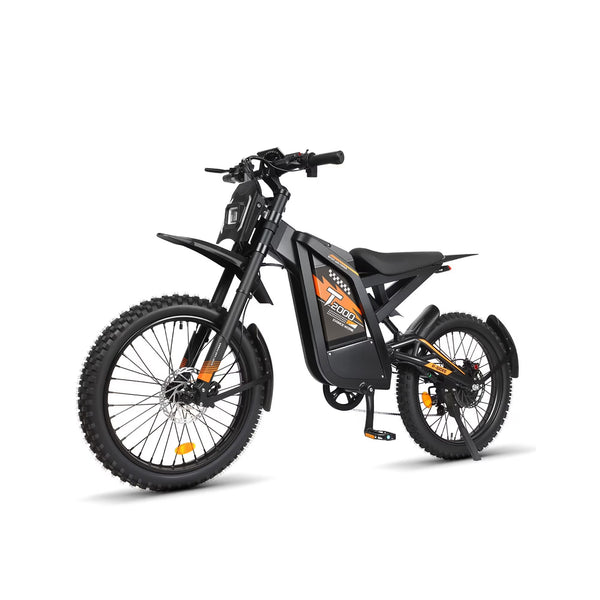 OUXI T2000 Electric Dirt Bike for Adults,3000W Peak Electric Bike,48V 30Ah Battery,37MPH/85+Miles Electric Motorcycles,24" Fat Tire E Dirtbike,Dual Hydraulic Brakes Mountain Bike,E Dirt Bike UL2849