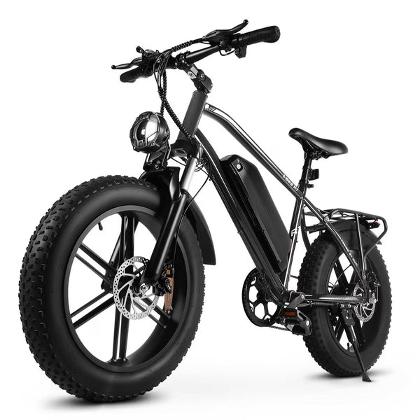 OUXI Electric Bike for Adults, Peak 1000W Electric Bicycle, 48V/13Ah Battery, Up to 25MPH, 20'' Fat Tire Ebike, 38 Miles Range Mountain Bike for Cycling, 7 Speed E Bike, E-bike UL2849