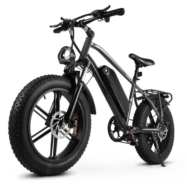 Hipatoo R7 Peak 1000W Electric Bike for Adults, 20X4.0" Fat Tire E bike, 48V/13Ah Battery 25MPH Mountain Bike, 38 Miles Range Electric Bicycle for Cycling, 7-Speed E-bike, Ebike for Adults UL2849