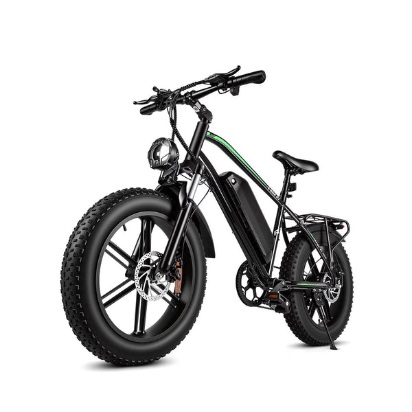 Hipatoo R7 Peak 1000W Electric Bike for Adults, 20X4.0" Fat Tire E bike, 48V/13Ah Battery 25MPH Mountain Bike, 38 Miles Range Electric Bicycle for Cycling, 7-Speed E-bike, Ebike for Adults UL2849