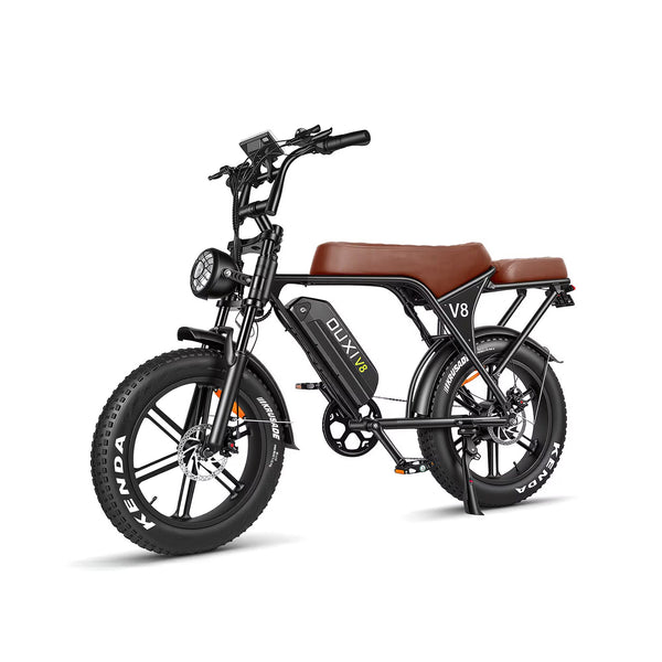 VTOKW V8 Electric Bike for Adults,1000W Peak Motor Adult Electric Bicycle,48V 15Ah Battery,Up to 31MPH,20'' Fat Tire Ebike,Dual Disc Brakes Mountain Bike for Cycling,7 Speed E Bike,E-bike UL2849